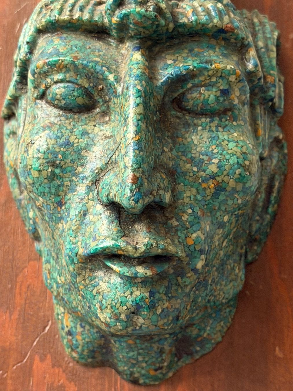 Dipinti: Aztekische Maya-Inka-Statue Totem – Usato da Basel venduto da PAUL_ART