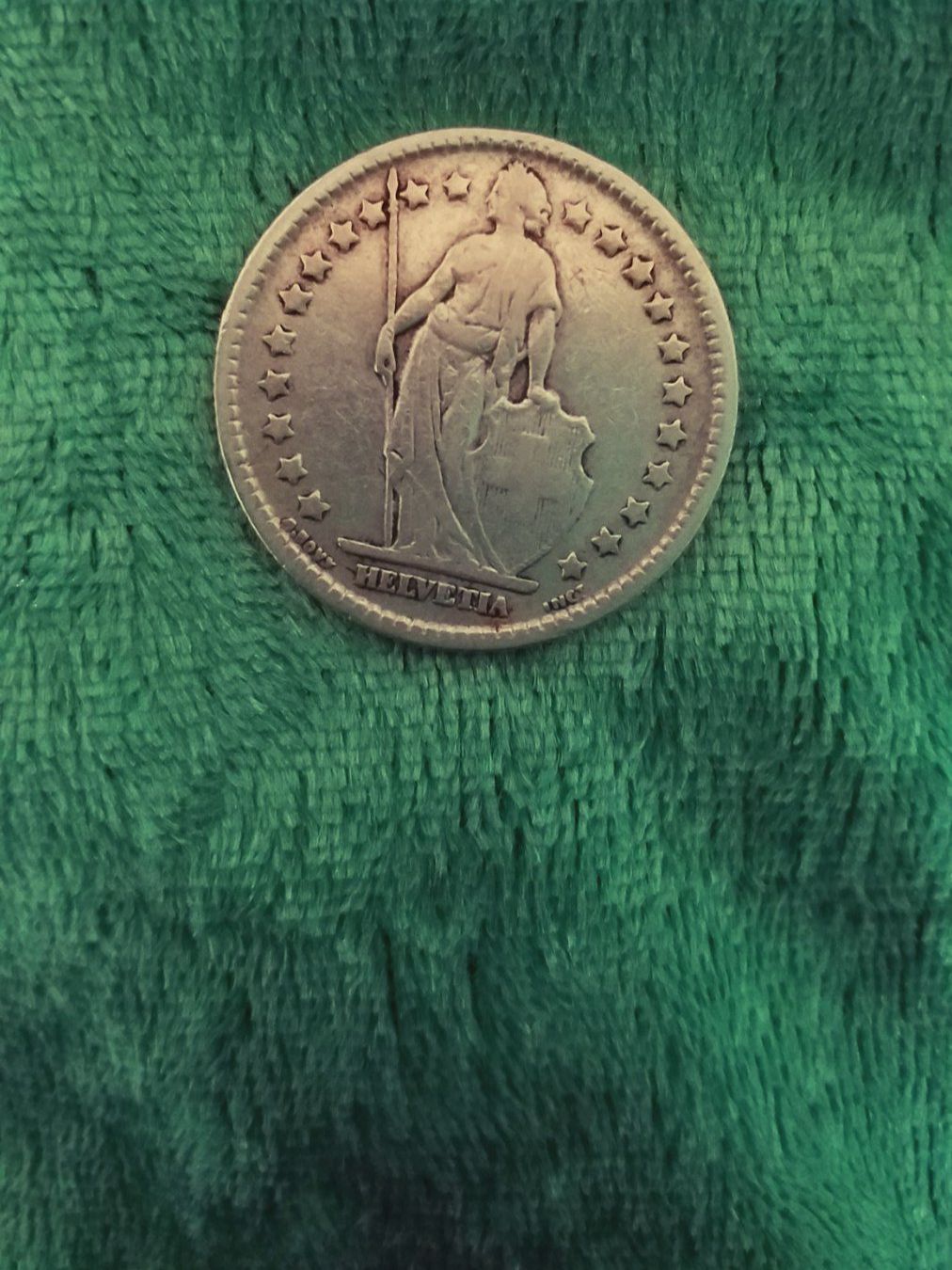 Tutti le monete: CH, 1 Franken/Franc /Franco  1910 – Usato da Gordola venduto da ale_5wbc 3