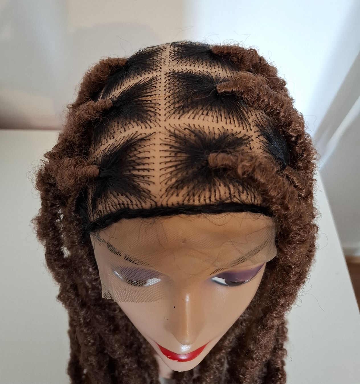 Parrucche: Brown Dreadlock Wig | Rasta Style | Handmade | Lace Front – Nuovo (secondo la descrizione) da Lausanne venduto da usa_xd5k 3