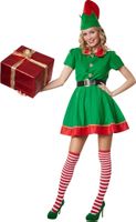 Frauenkostüm Fleissige Weihnachtselfe