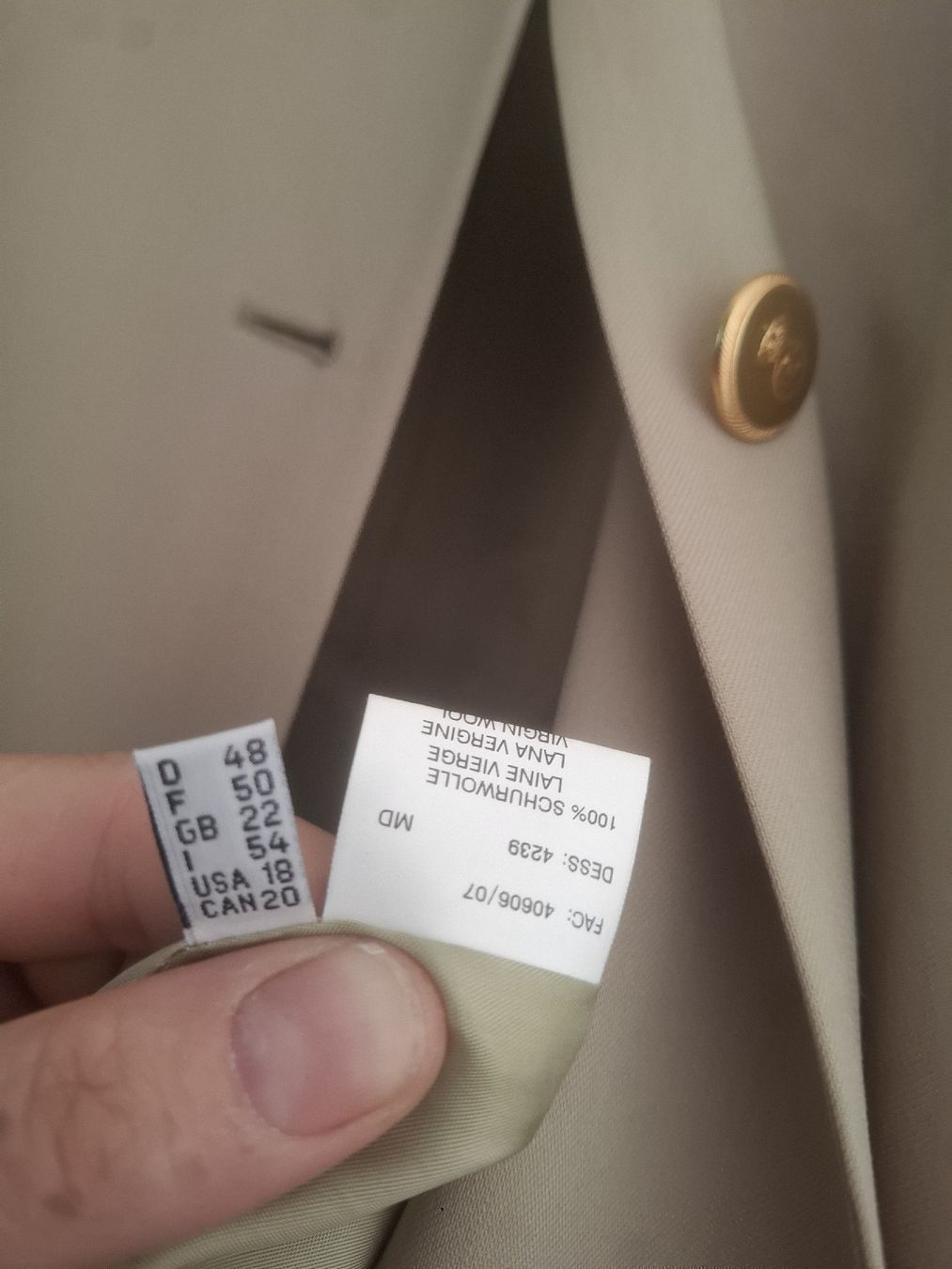 Peter Hahn Jacken: Blazer pastellgrün Gr. 48 – Neu (gemäss Beschreibung) aus Zürich von sil_2yhh 3