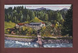 DAVOS-SPINABAD - 1927 Stempel // Falte //