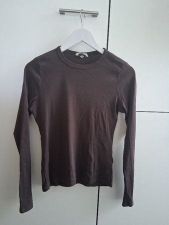 Longsleeve Shirt, Grösse M, braun