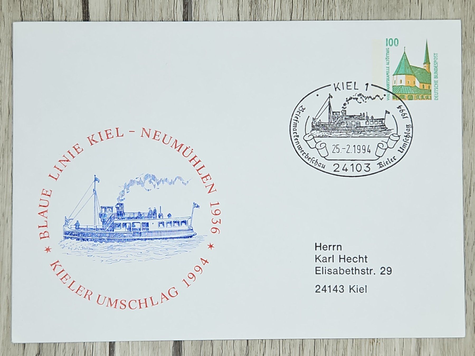 Tutti i francobolli: CL14 Enveloppe + Timbre Allemagne 1994 – Usato da Cousset venduto da Patrick_Collections
