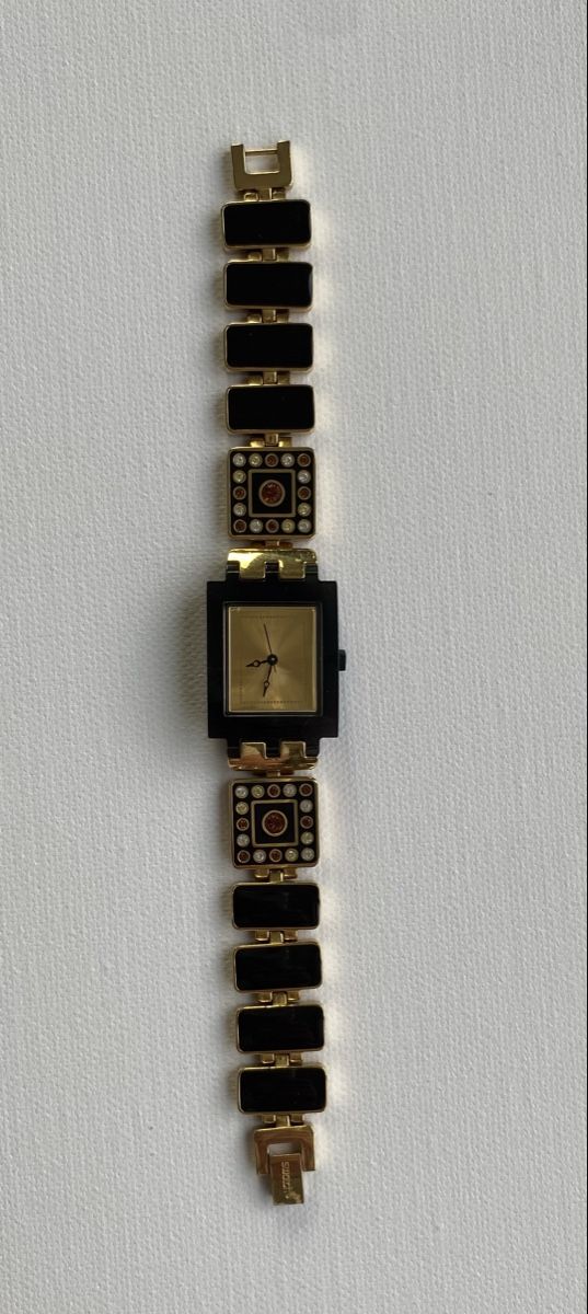 Swatch Uhren: Swatch schwarz/gold - #711 – Gebraucht aus Dübendorf von Montclair