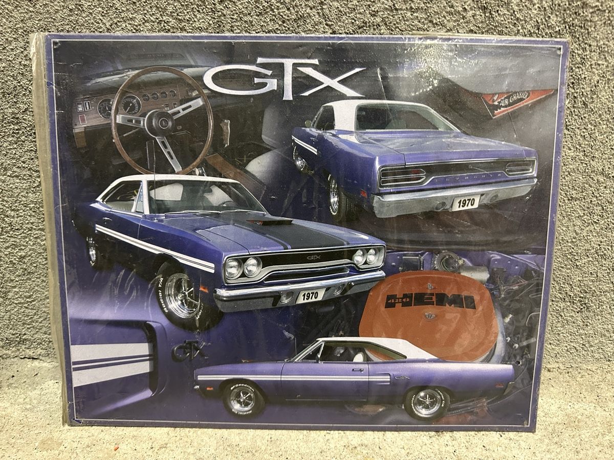 Insegne: Plymouth gtx mopar Oldtimer Classic – Nuovo (secondo la descrizione) da Reinach AG venduto da rares75