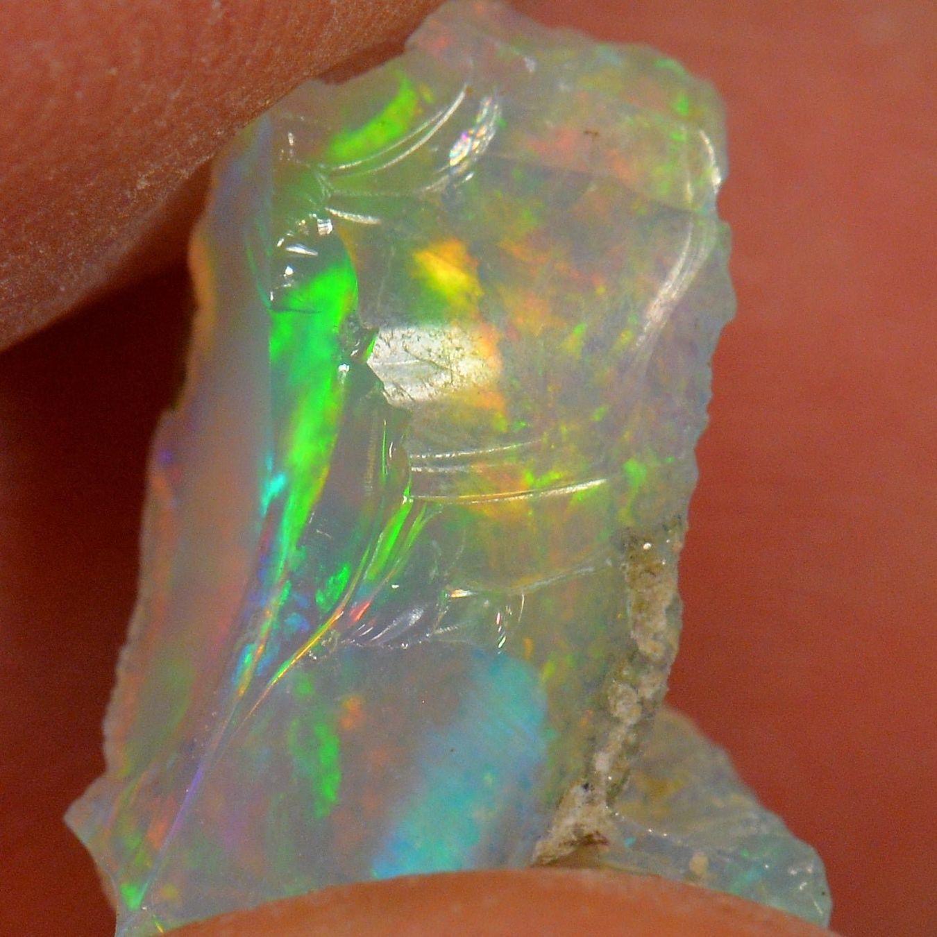 Pierres précieuses: 4.4 Karat - Roher Äthiopischer Welo Opal – Neuf (Voir description) à Rüti ZH par DeinOpal 3