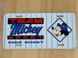 Blechschild - Euro Disney 30 x 15 cm gross
