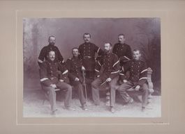 Photo militaire ancienne Atelier Nitsche, Lausanne VD V 1900