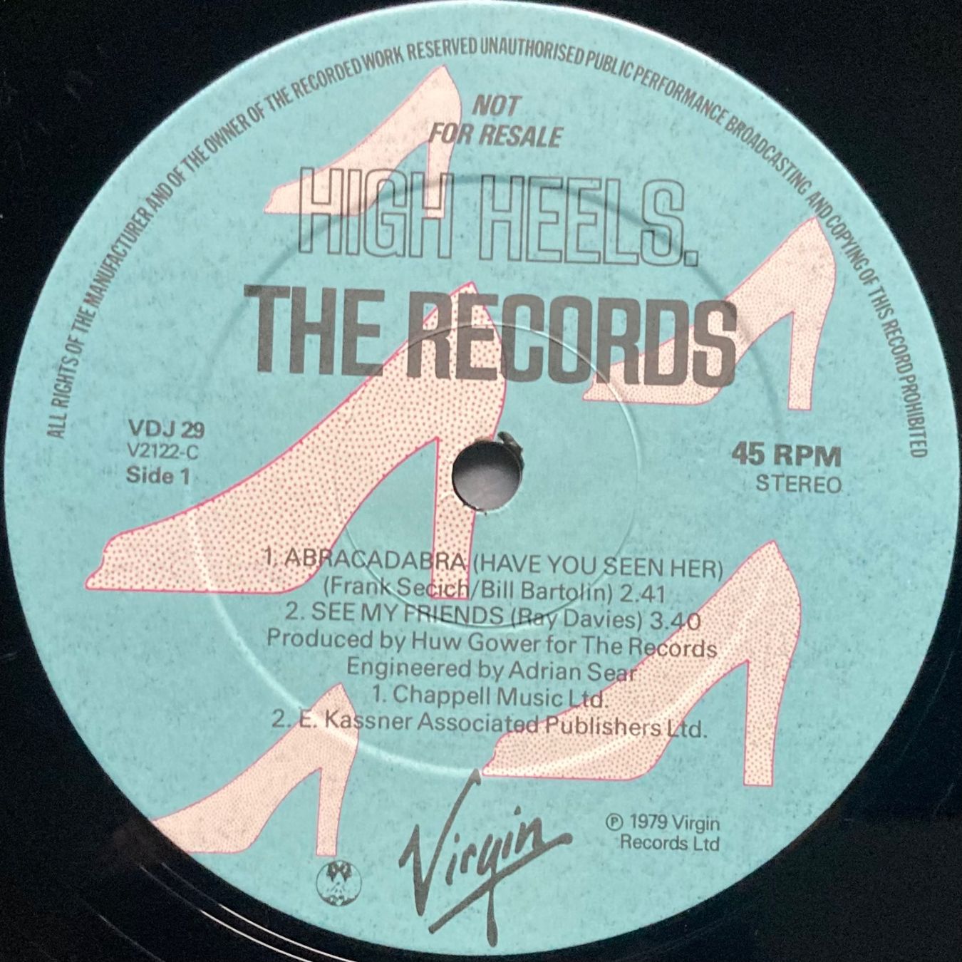 Dischi in vinile: THE RECORDS - SHADES IN BED – Usato da Poliez-Pittet venduto da Newtown-Records 3