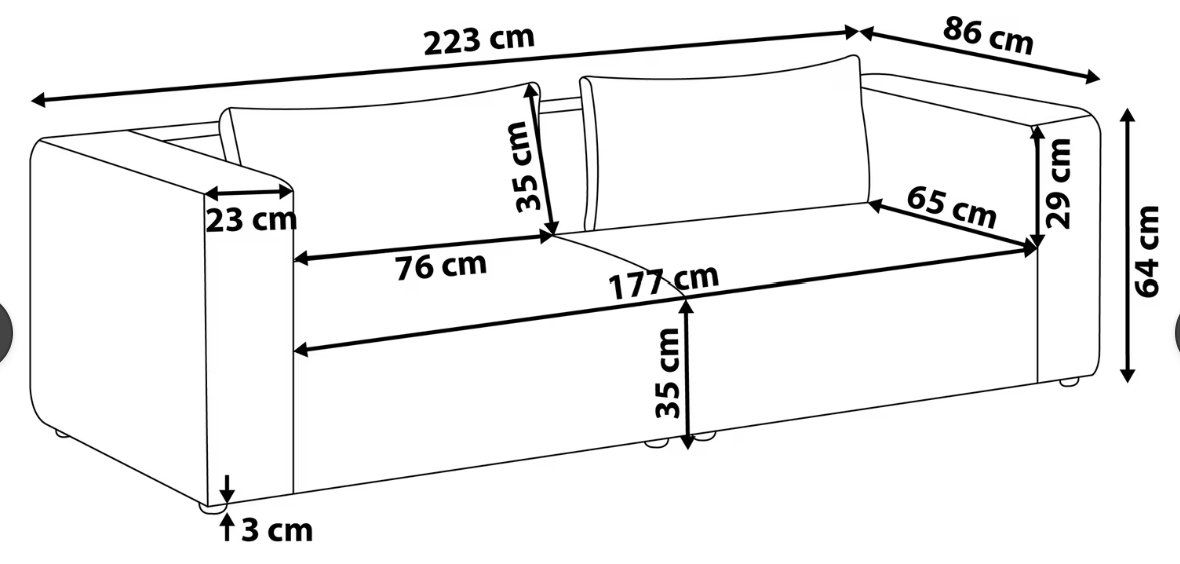 Divani: Sofa von Beliani – Usato da Rueyres-les-Prés venduto da ram_7r52 3
