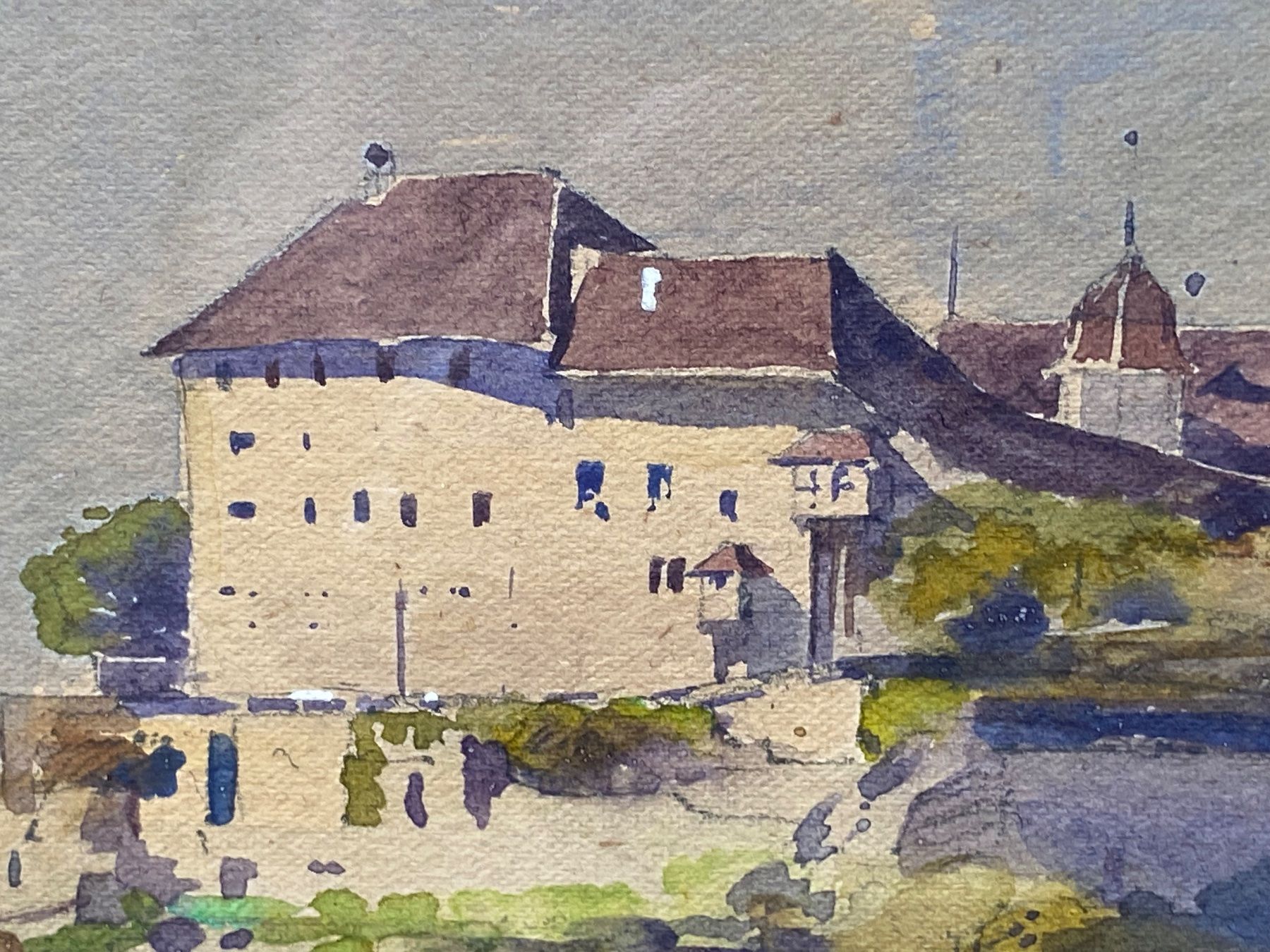 Dipinti: Laupen . ( aquarelle) – Usato da Biel/Bienne venduto da sol_7wtq 3