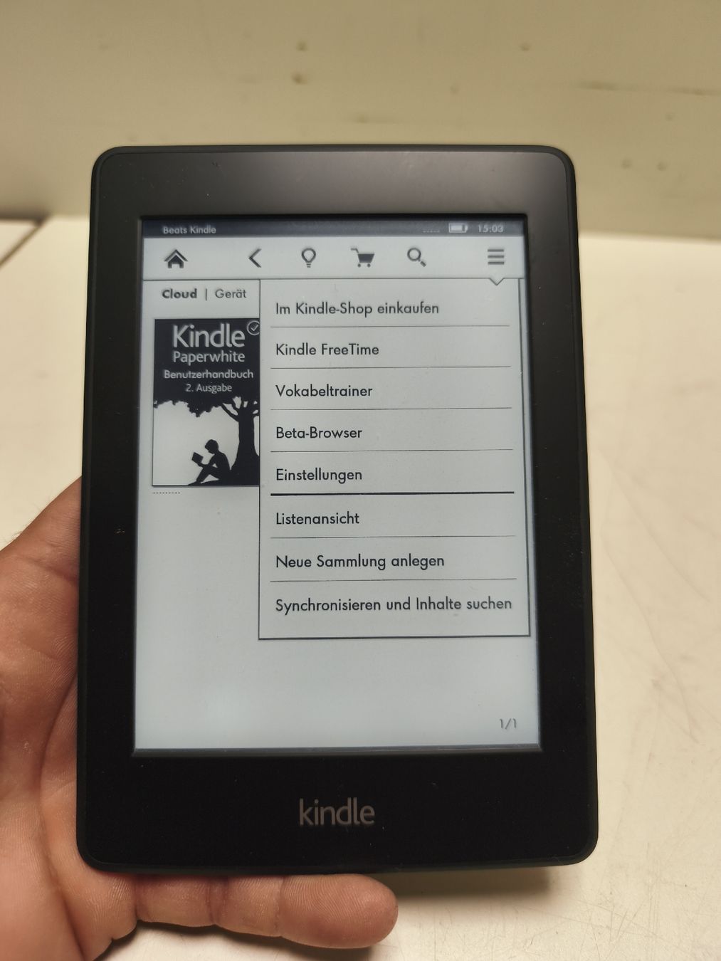 Amazon Tablet PC: Amazon Kindle Paperwhite 2. Gen eBook Reader 4Gb(em78) – Usato da Künten venduto da Schnaepplihuus 1