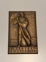 Schützenplakette Eidg. Schützenfest 1934 Fribourg