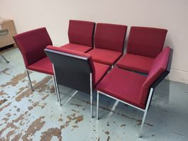 6 Konferenzstühle 60er Jahre Stoll Giroflex