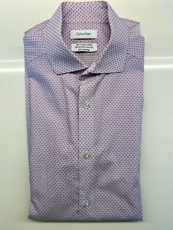 Calvin Klein Herren Hemd bügelfrei Grösse S Slim Fit