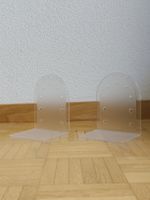 Buchstützen transparent