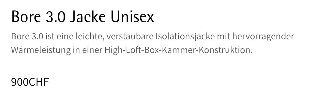 Klättermusen Giacche: Klättermusen Daunenjacke "Bore 3.0", NEU, Large - NP 900.- – Usato da Zürich venduto da ludikriskris 3