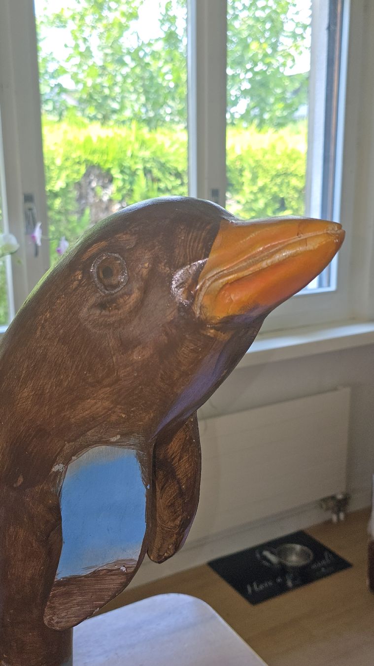 Figuren: Holz Delphine – Gebraucht aus Hinwil von Wo-ma14
