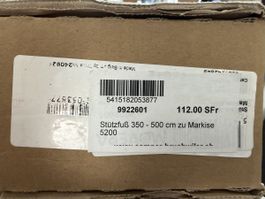 Stützfuess 350-500cm für Ihre Markise - Geniessen Sie den So