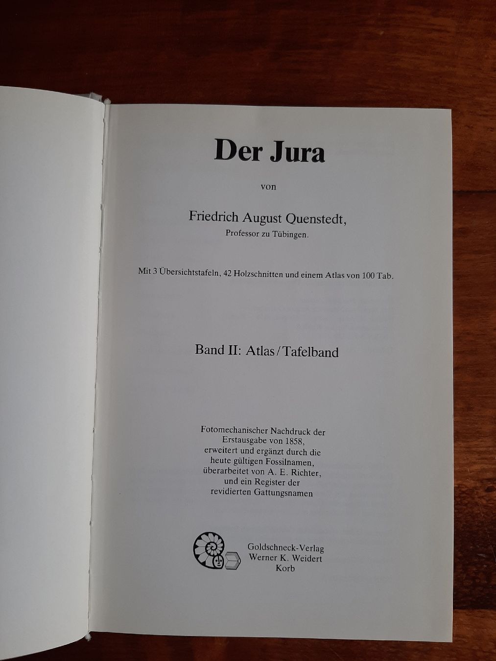 Libri: Fossilien Buch Der Jura – Usato da Rickenbach BL venduto da Oktober68 2