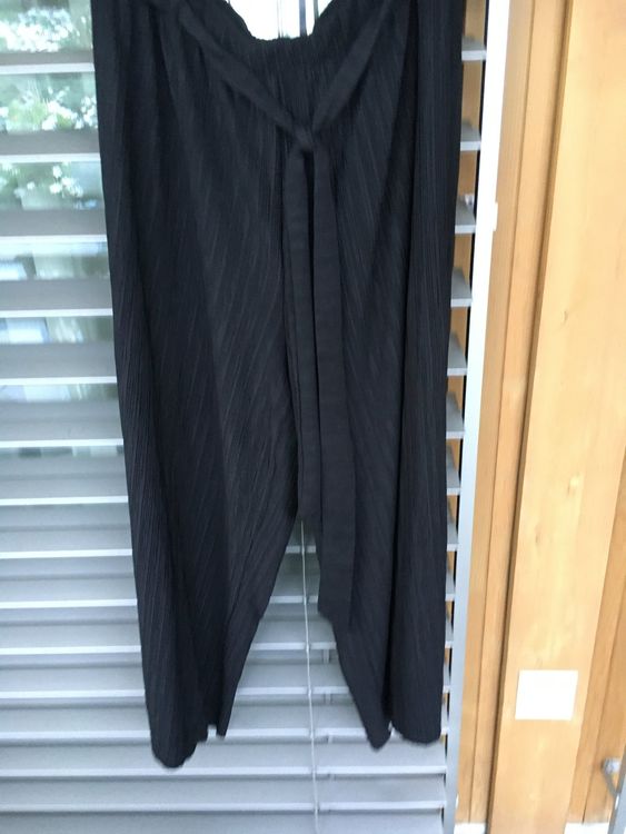 Hose m. breiten Beinen Culotte Style von Esprit schwarz GrXL Kaufen auf Ricardo