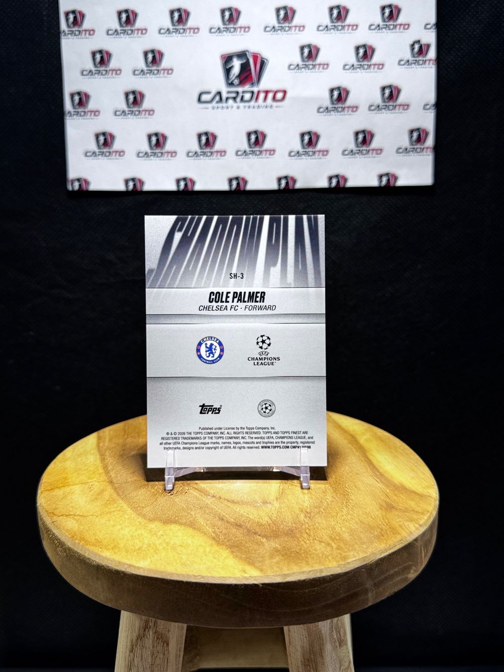 Topps Carte collezionabili: 25-26 Topps Finest Cole Palmer Shadow Play Insert – Usato da Reconvilier venduto da Cardito 1
