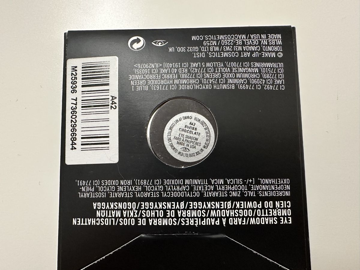 Mac Cosmetics Make-up: MAC Lidschatten "Swiss Chocolate" - Top Zustand! – Usato da Brugg AG venduto da Keks.und.Kruemel 1