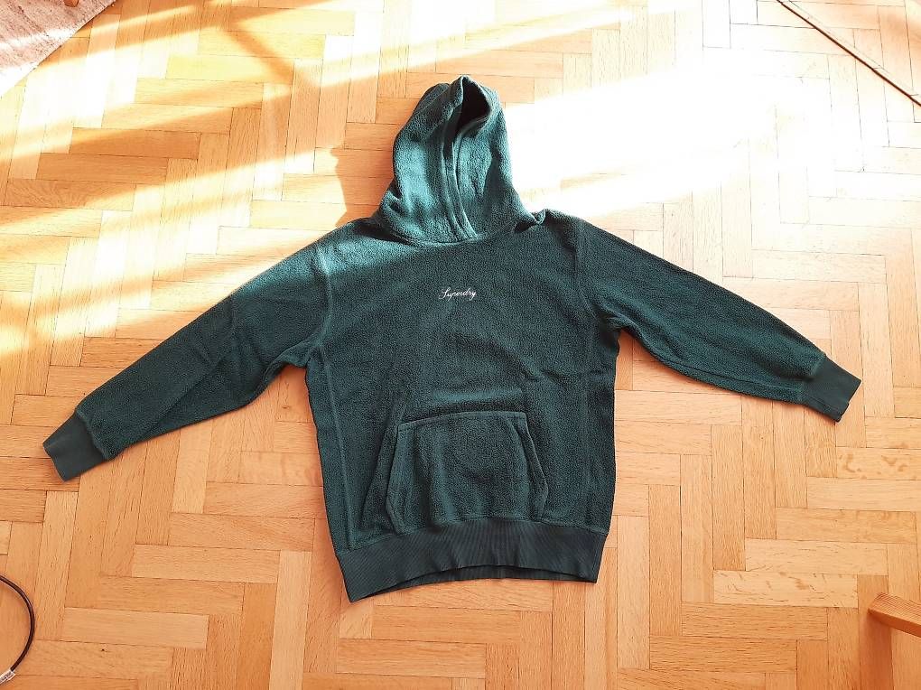 Maglioni & Felpe: Sweater Superdry Hoodie Pullover grün S plüsch pulli – Usato da Locarno venduto da vawa