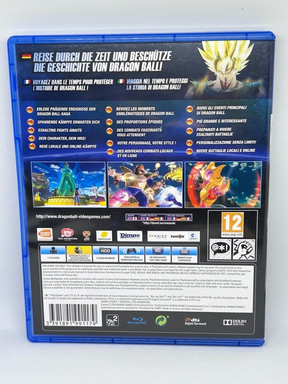 Sony Giochi: Dragon Ball Xenoverse 2 per PlayStation 4 – Usato da Giubiasco venduto da LorisVale 1