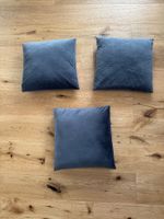 3 Graue Kissen