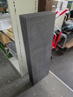 6x MDF Platte mit Schienen 120x40cm D: 8mm ab 1.-