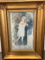 Jules PASCIN (1885-1930) Tableau aquarelle signée
