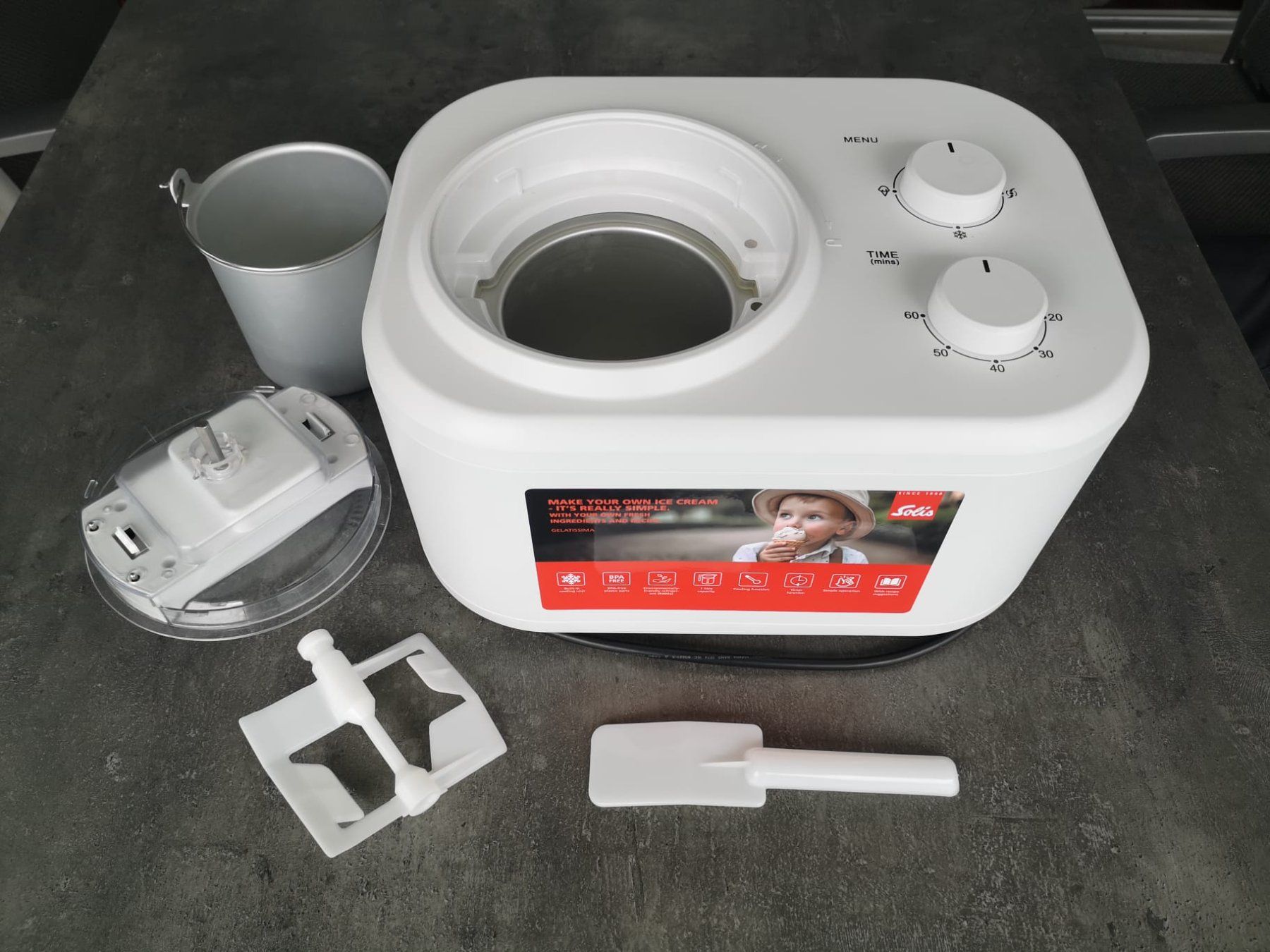 Solis Gelatissima Typ 8503 Glacemaschine mit OVP (D'occasion) à Pfungen ...