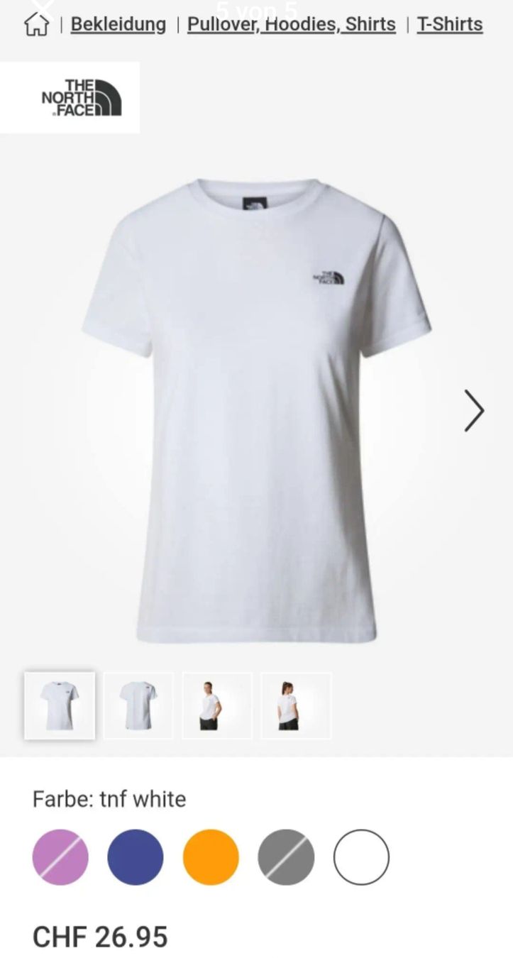 North Face T-shirt: The North Face T-Shirt – Nuovo (secondo la descrizione) da Geuensee venduto da sonnenstunden 4