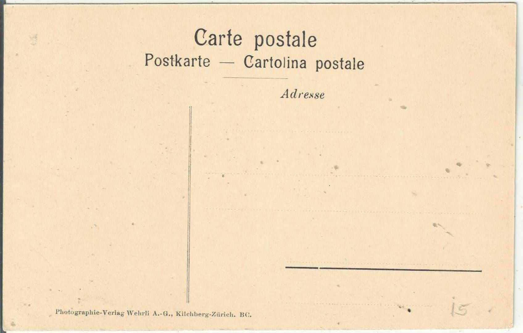Cartoline postali: Bellinzona - S. Quadro e Castello grande – Usato da Ettingen venduto da Kartenplanet 1