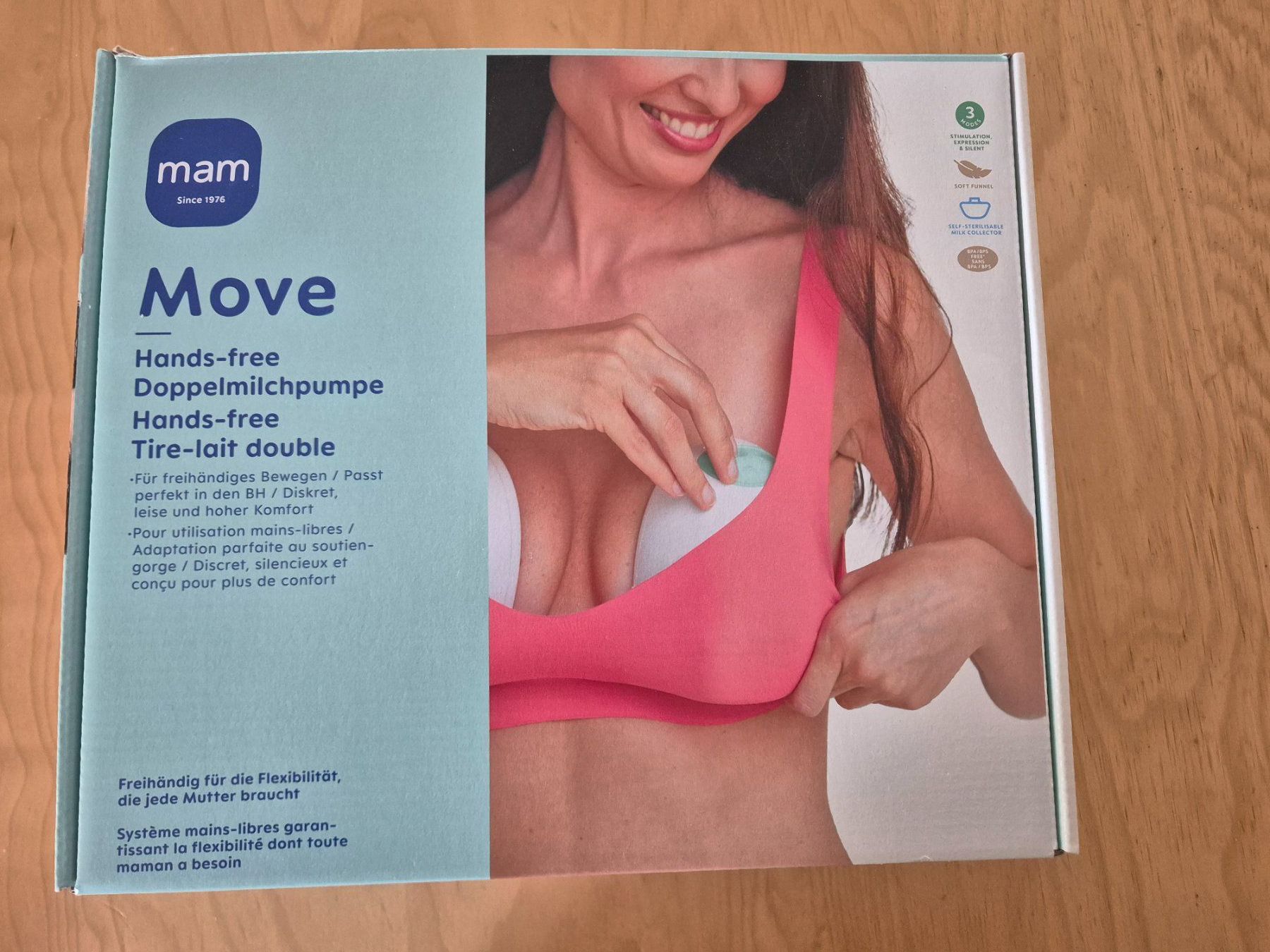 Mam Stillzubehör: mam MOVE Handsfree Doppelmilchpumpe – Gebraucht aus Winterthur von Fizi 2