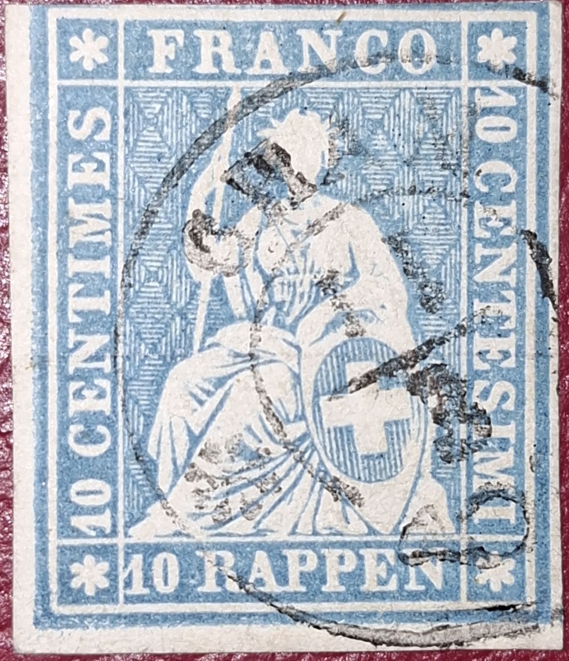 Tutti i francobolli: Strubel 23C – Usato da Balgach venduto da SIMEON27