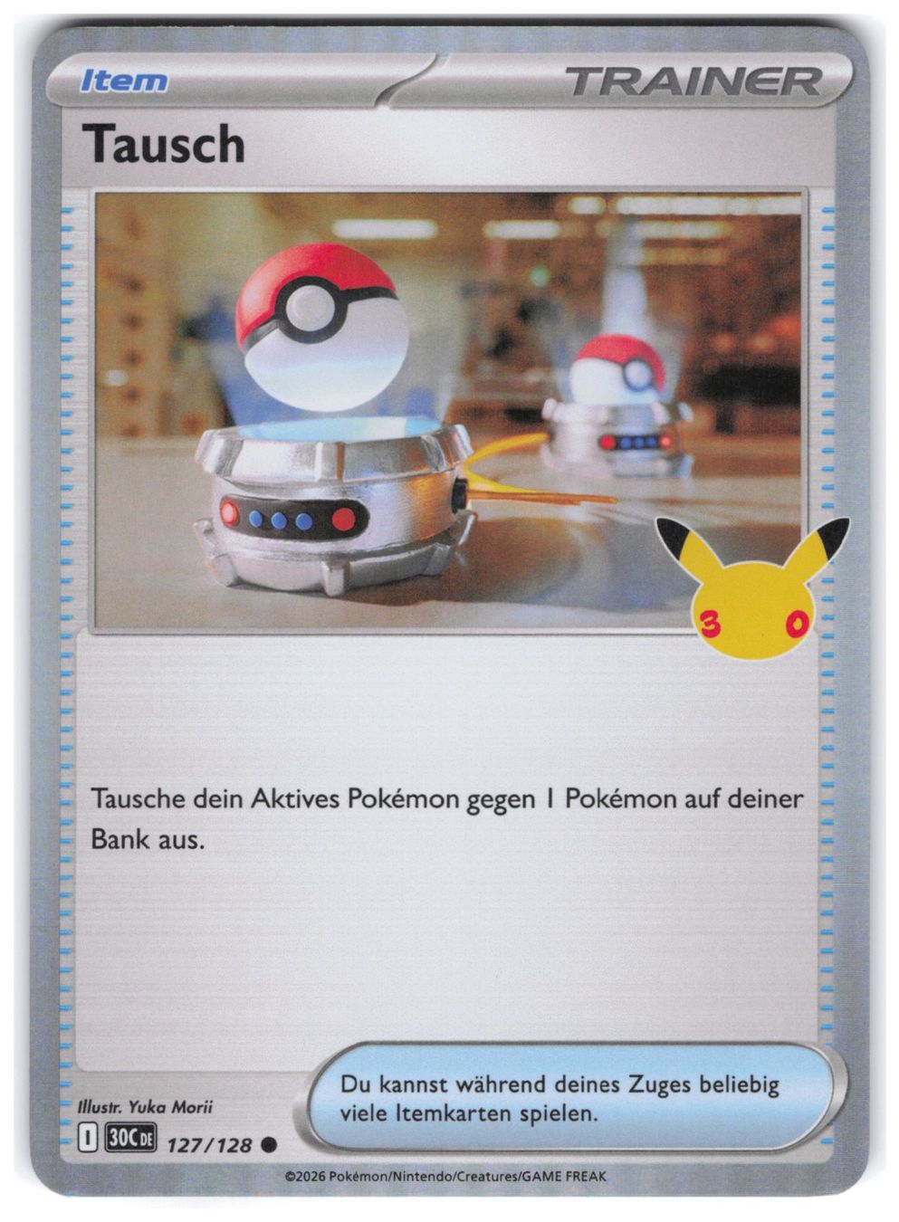 Pokémon Carte collezionabili: Tausch / Switch / 30 Jahre / 30C 127 – Nuovo (secondo la descrizione) da Arni AG venduto da PokemonCardsStore