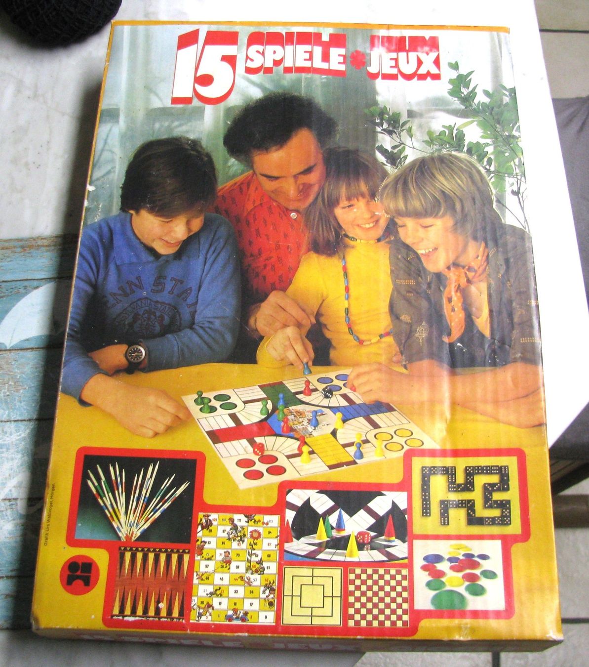 Giochi: Spielebox mit 15 Spielen – Nuovo (secondo la descrizione) da Schöftland venduto da mioplus