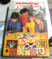 Spielebox mit 15 Spielen