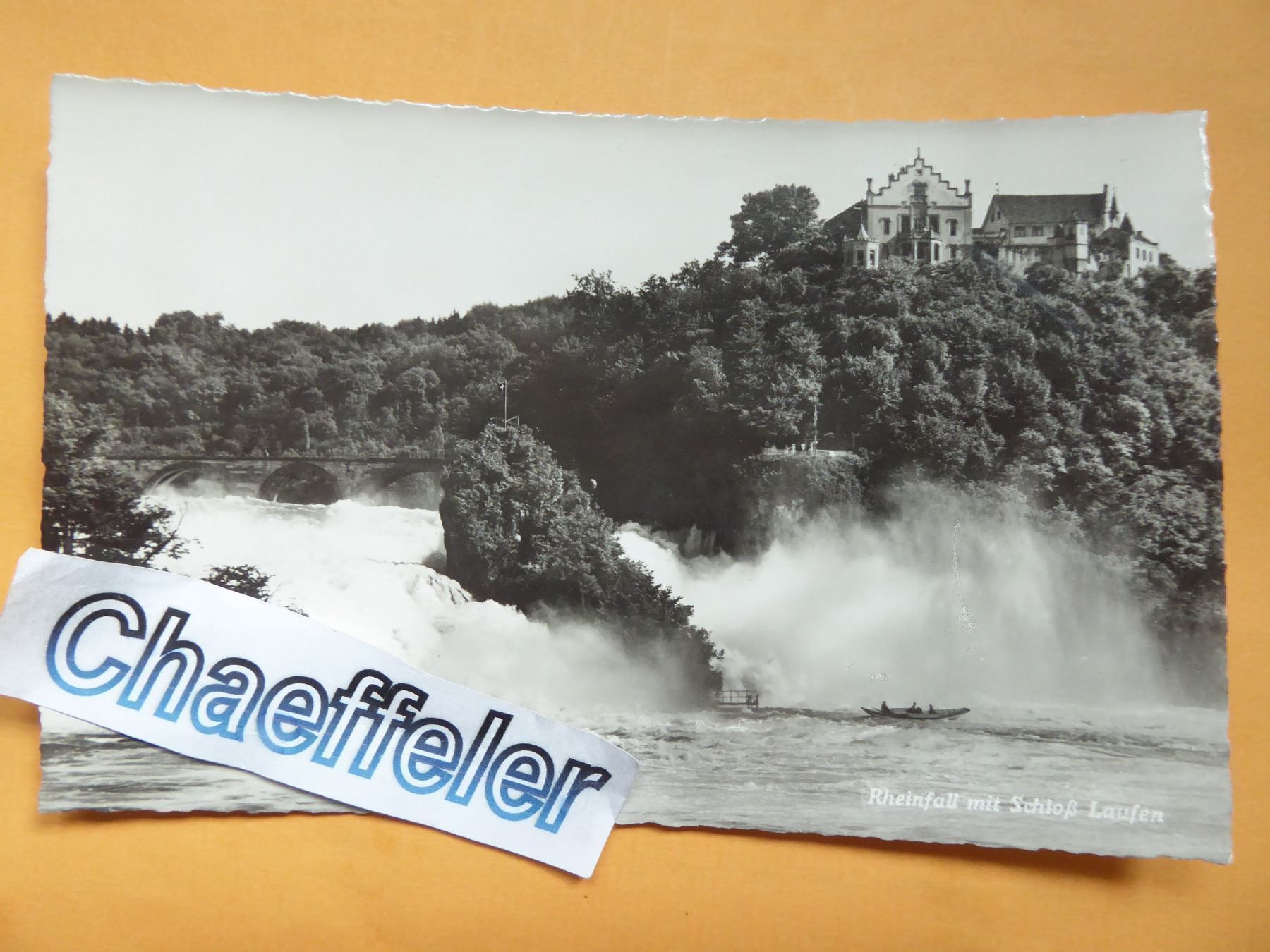 Cartoline postali: Rheinfall mit Schloss Laufen – Nuovo (secondo la descrizione) da Zürich venduto da Chaeffeler