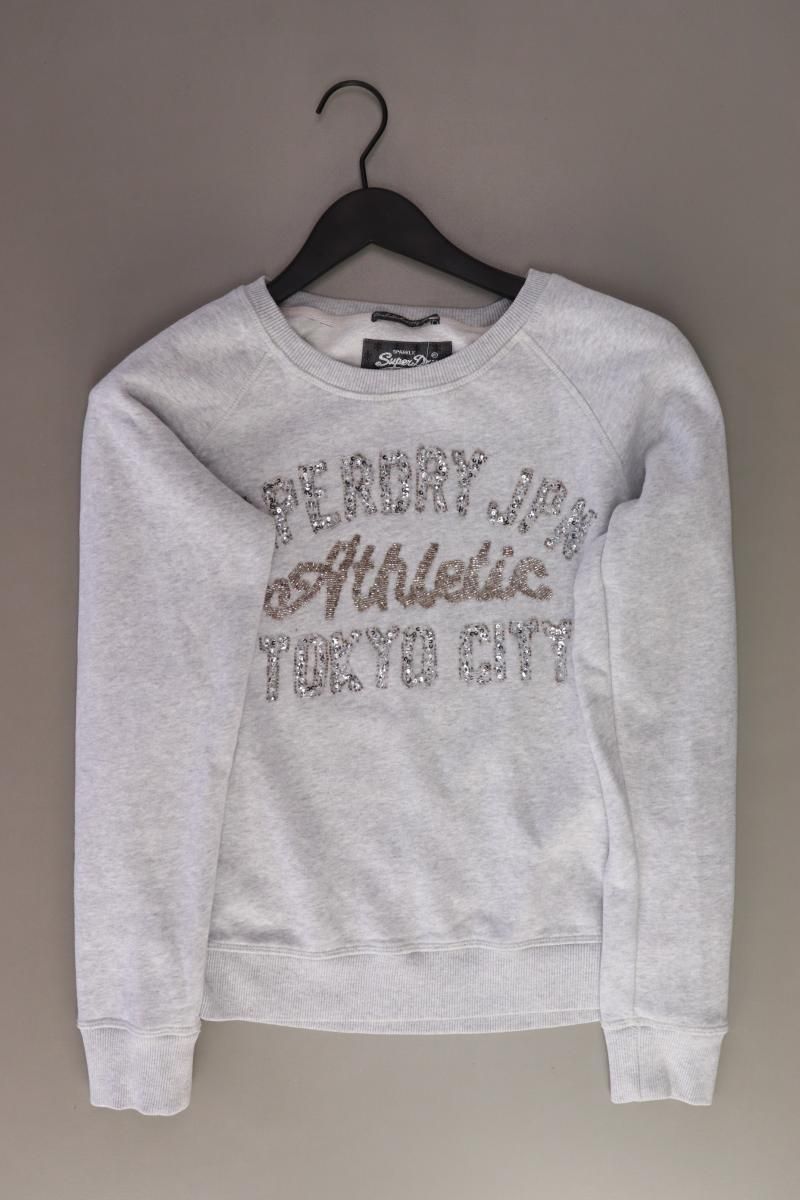 Pulls & Sweat-shirts: Superdry Langarmpullover Gr. XS grau – D'occasion à Neustadt an der Waldnaab par SecondLifeFashion