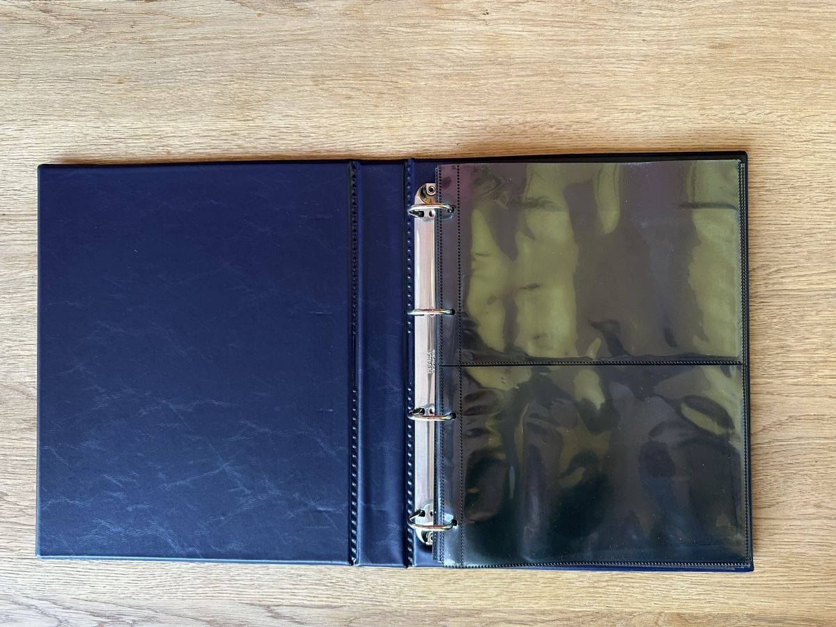 Alben: Luxus Ringbinder blau mit 14 großformatigen Einlageblätter  – Gebraucht aus Schmitten / FR von Samsara169 3