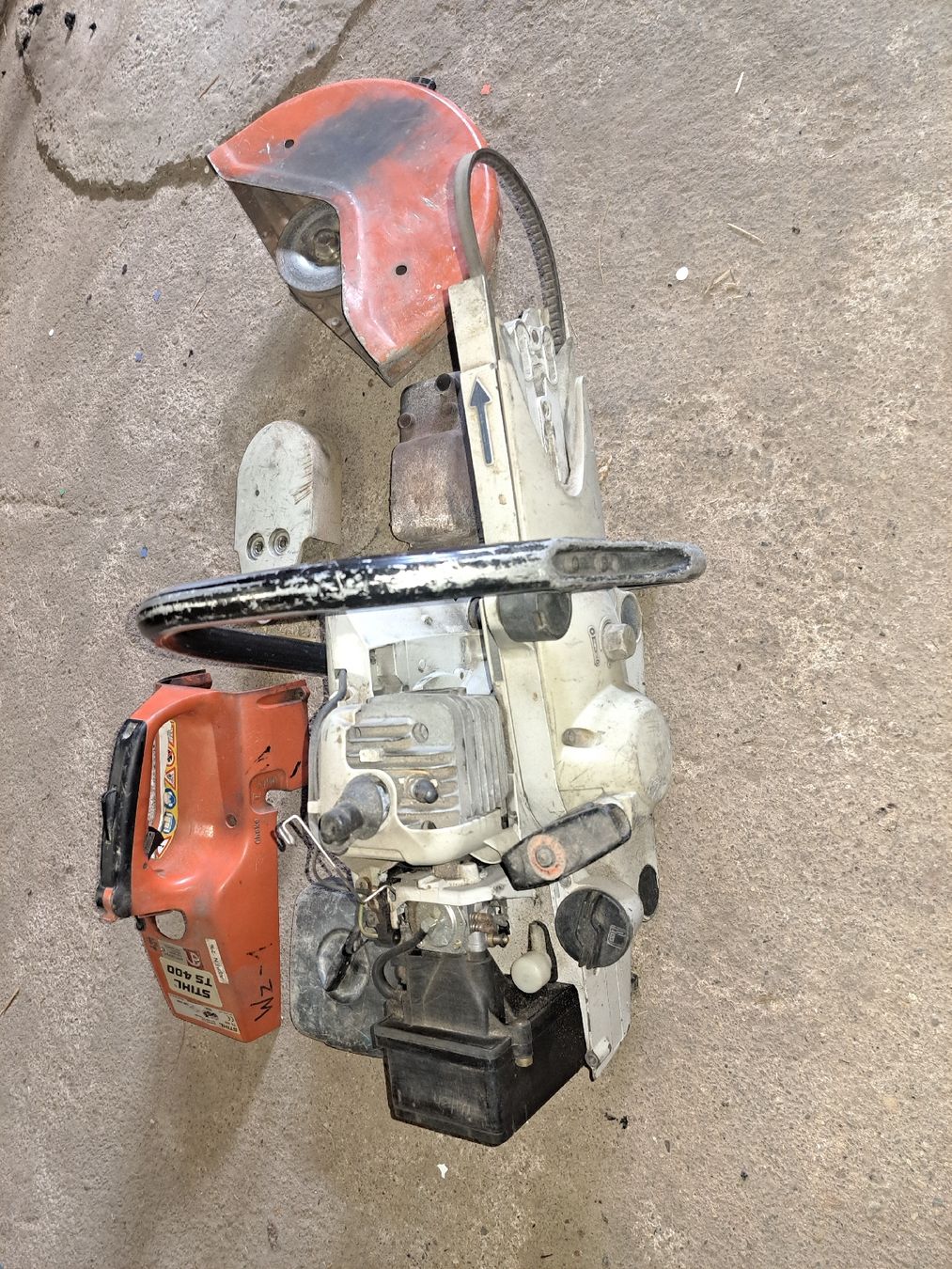Stihl Toutes les machines: STIHL TS 400 Trennschleifer – Défectueux à Ricketwil (Winterthur) par Martin8406 4