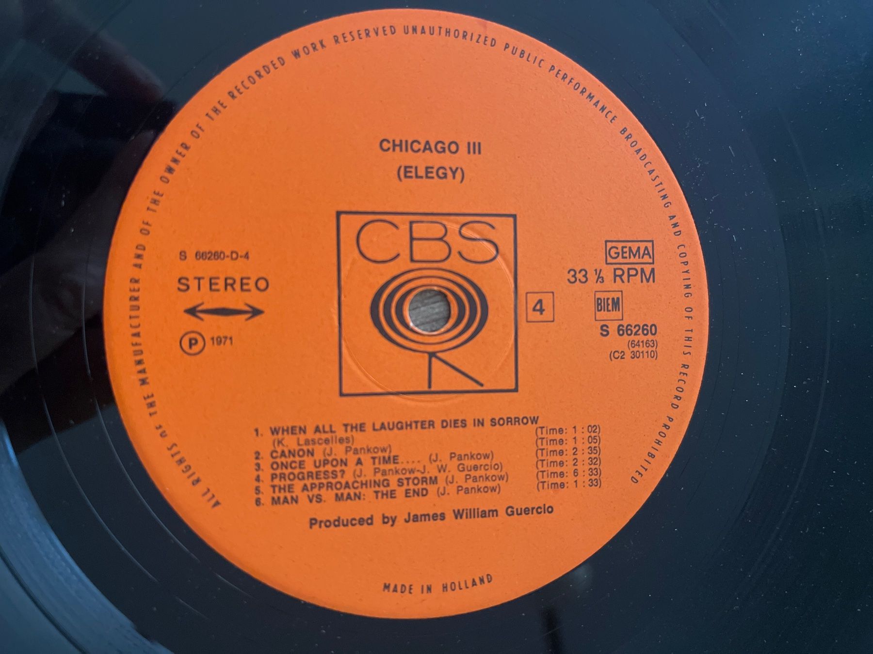 Dischi in vinile: A665/Chicago III – Usato da Frutigen venduto da Philippe_jsp 2