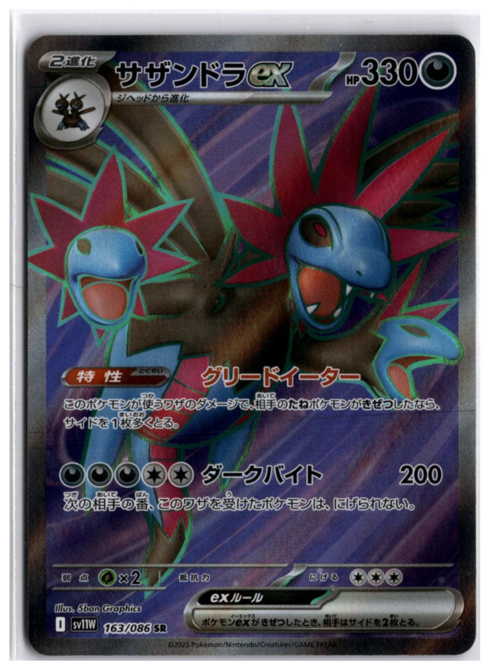 Pokémon Carte collezionabili: Hydreigon ex (sv11W 163) SR – Nuovo (secondo la descrizione) da Andwil TG venduto da Artrarecards_Etter