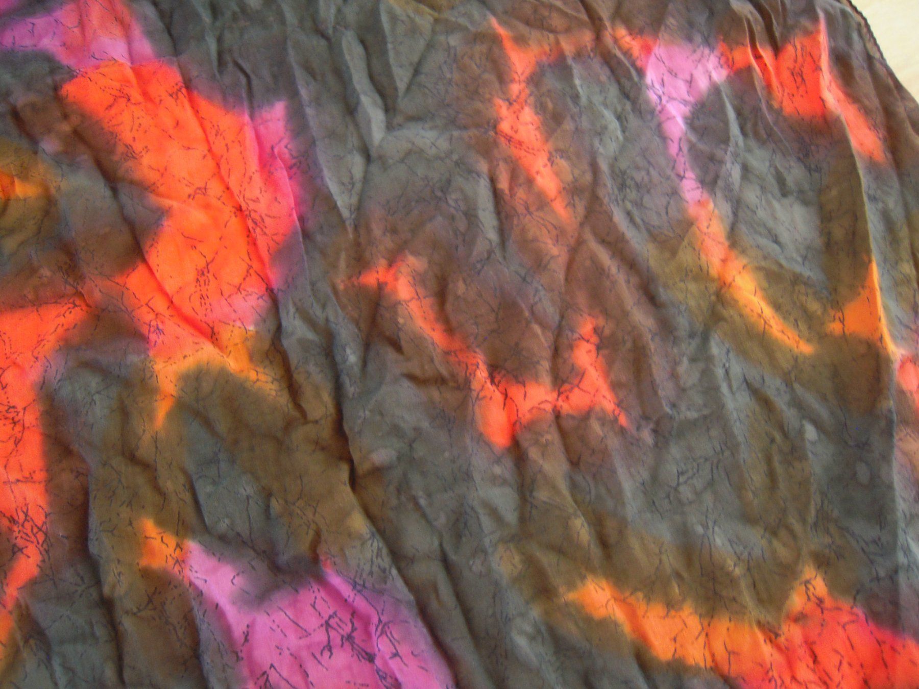 Foulard & Sciarpe: Mehrfarbiges grosses Halstuch – Usato da Uzwil venduto da visions77 1