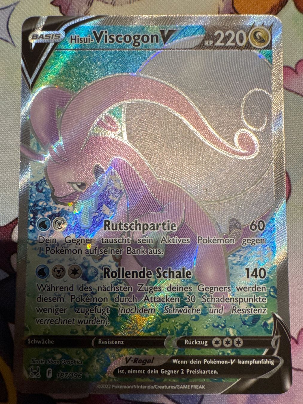 Pokémon Sammelbilder & Trading cards: Hisui- Viscogon V LOR187 DE - Lost Origin – Neu (gemäss Beschreibung) aus Wil SG von Prof.Eich