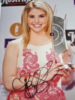 Beatrice Egli - Original Autogramm auf Foto